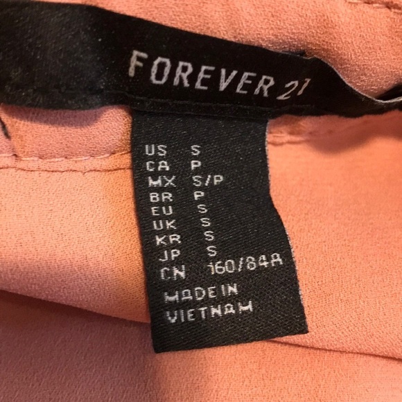 Forever 21 Women’s Woven Long Sleeve Dress Blouse Size Small NWOT - Picture 4 of 5